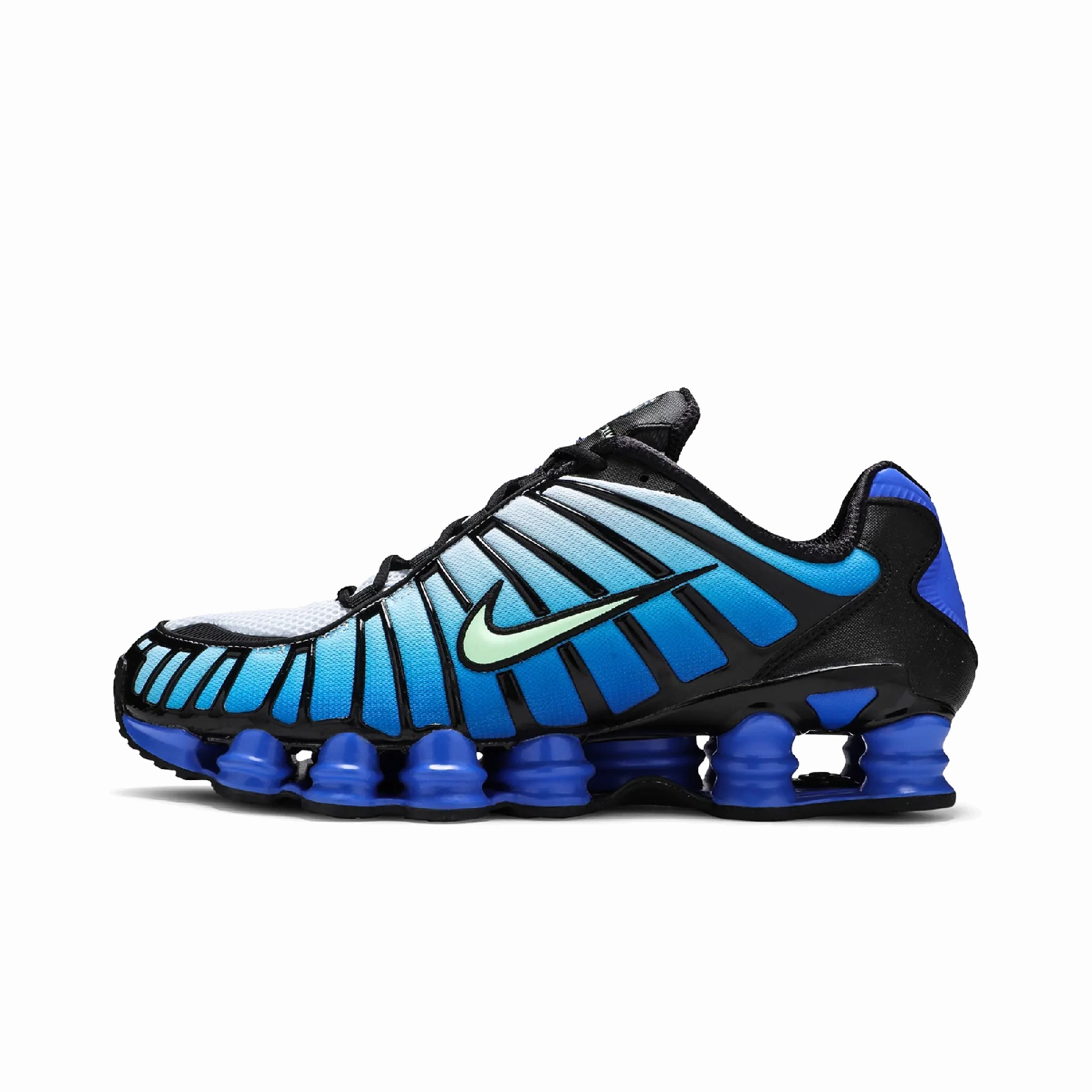 Nike Shox TL Vapor Green Racer Blue Nike sporty look with timeless feel