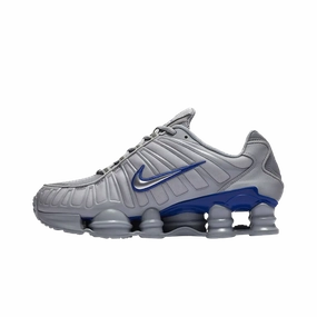 Nike Shox TL Wolf Grey Metallic Silver Blue Nike sporty look with timeless feel