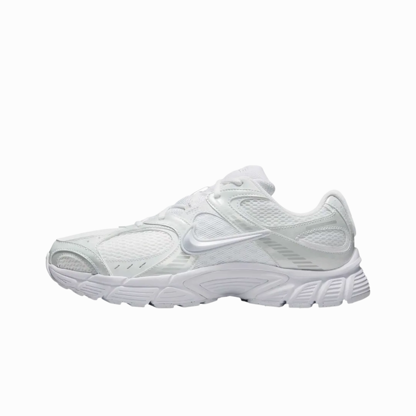 Nike V5 RNR White Black Metallic Silver Nike cushioned shoes for casual wear