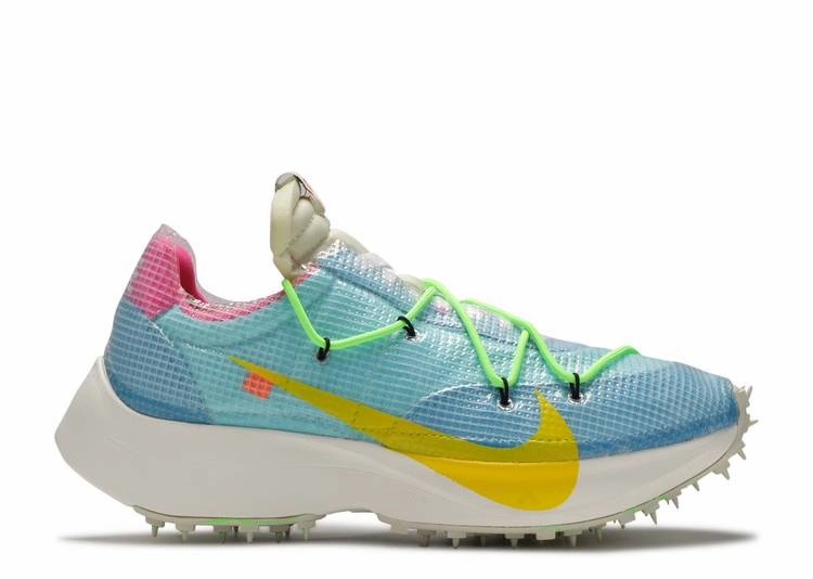 Nike Vapor Street Off-White Polarized Blue (W) Nike athletic shoes with flyknit design
