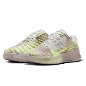 Nike Women's Air Zoom Vapor 11 Premium Tennis Shoes Phantom and Barely Volt