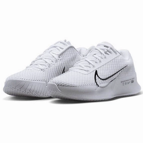 Nike Women's Air Zoom Vapor 11 Tennis Shoes White and Black