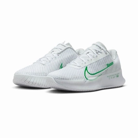 Nike Women's Air Zoom Vapor 11 Tennis Shoes White Kelly Green