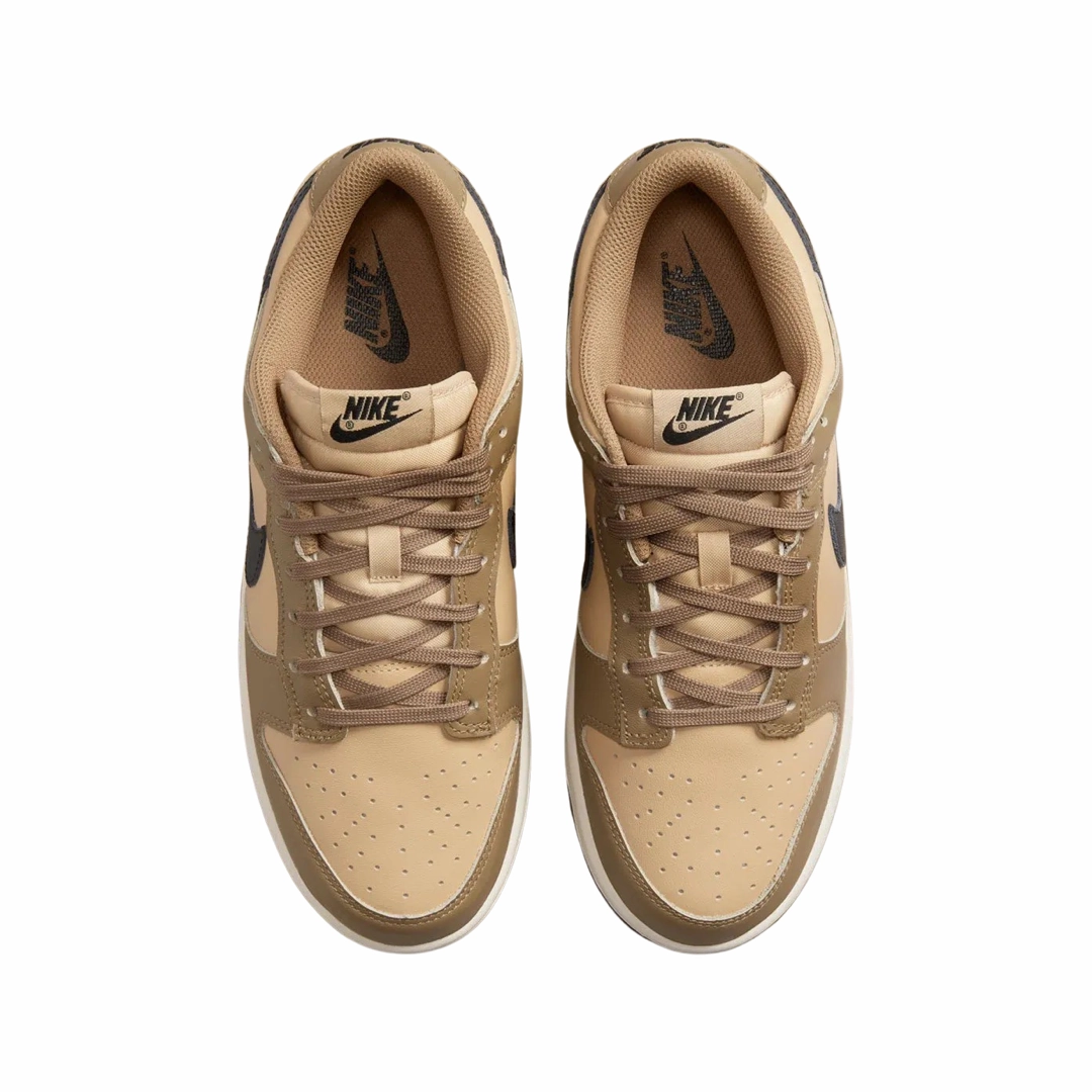 Nike Women's Dunk Low Dark Driftwood Black Sesame Sail Street Shoes