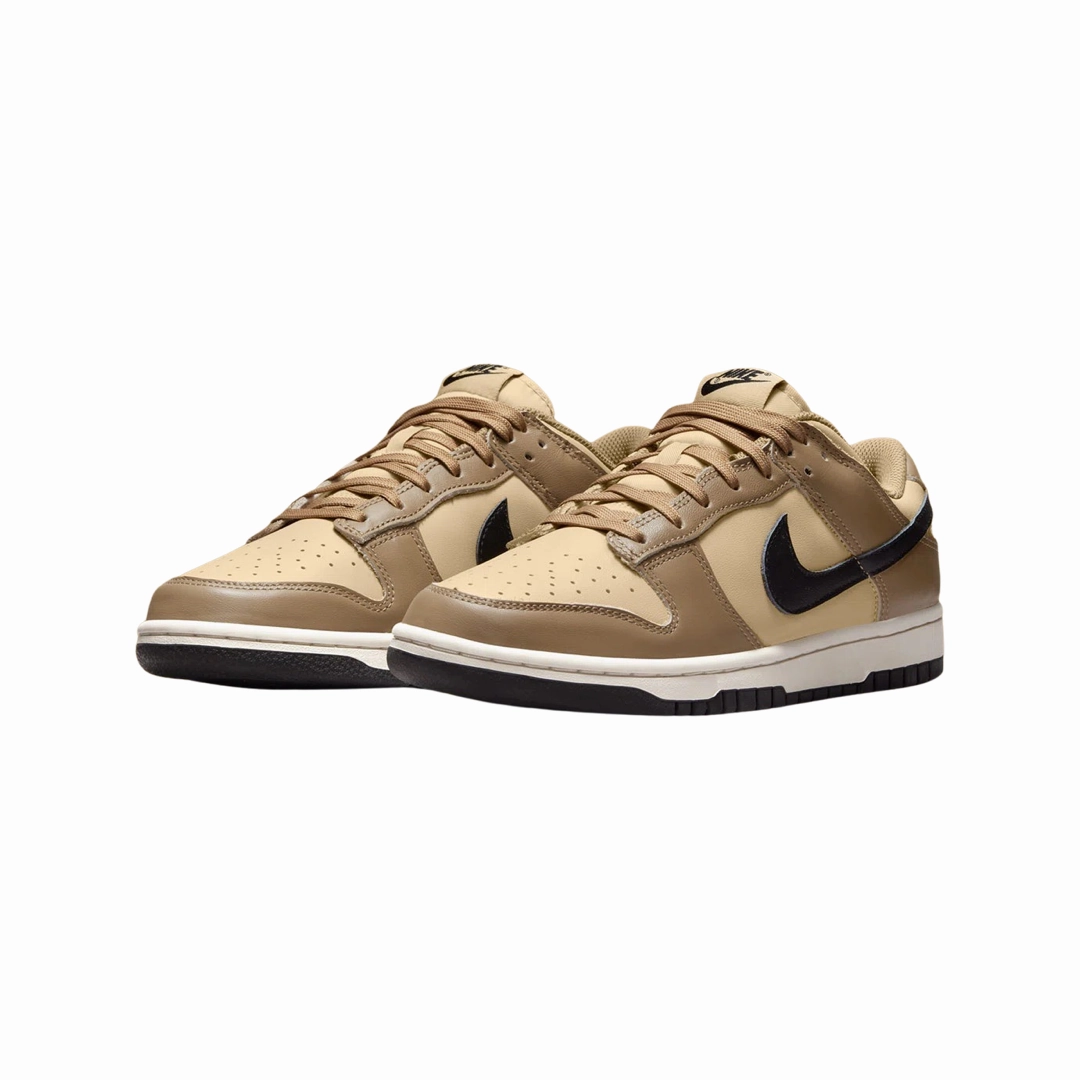 Nike Women's Dunk Low Dark Driftwood Black Sesame Sail Street Shoes