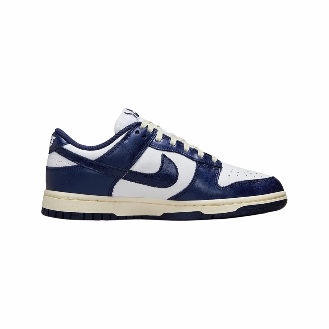 Nike Women's Dunk Low Premium Vintage Navy Street Shoes