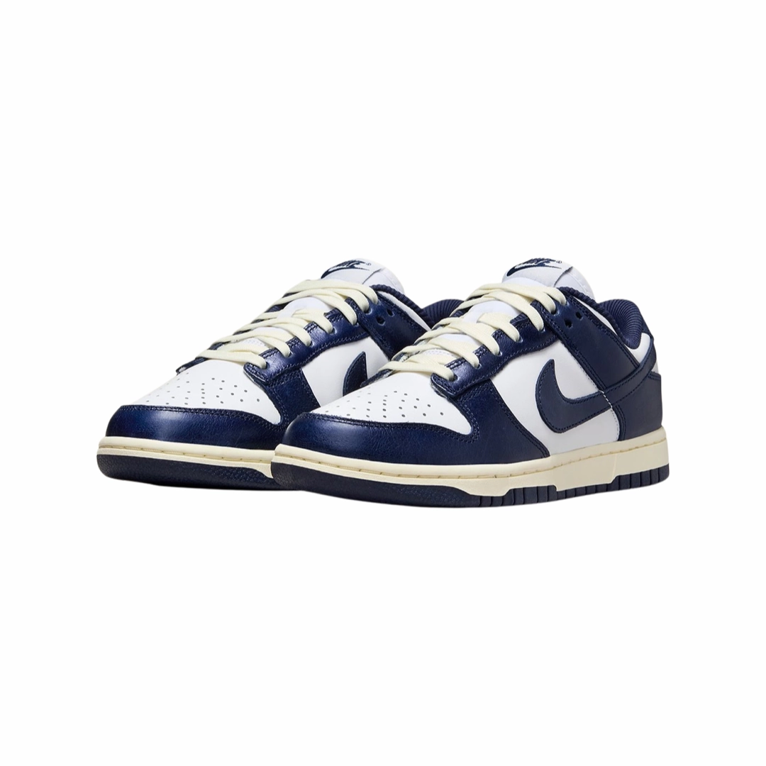 Nike Women's Dunk Low Premium Vintage Navy Street Shoes