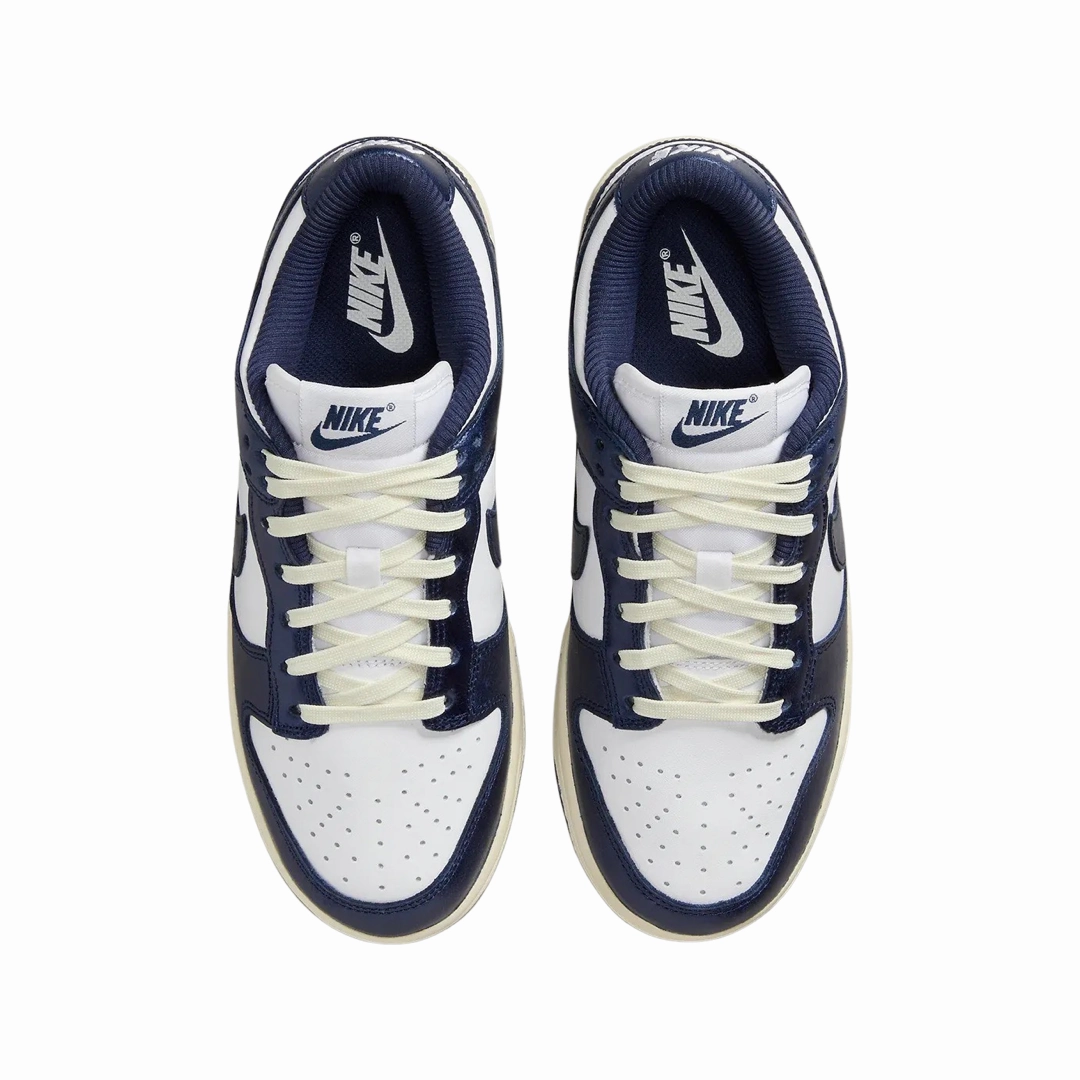 Nike Women's Dunk Low Premium Vintage Navy Street Shoes