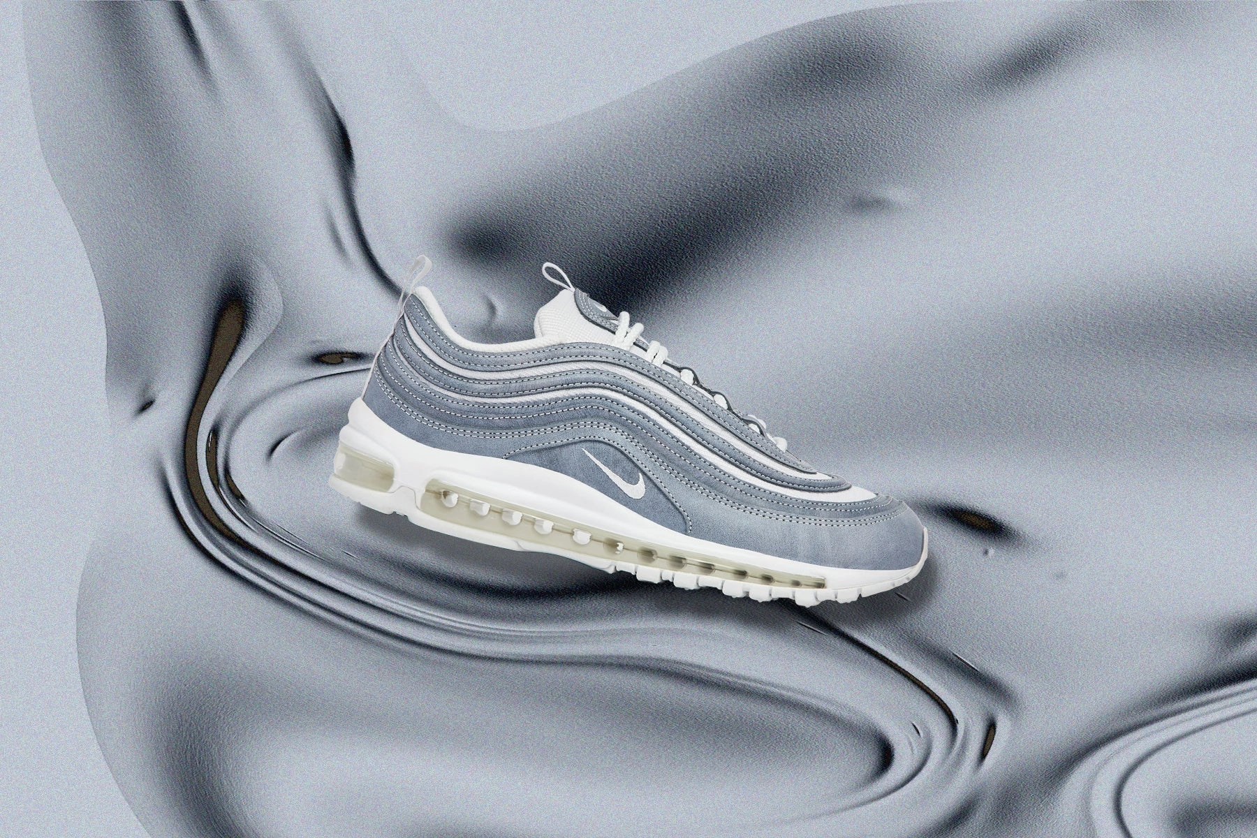 Nike x Comme Des Garcons Homme Plus Air Max 97 - Glacier Grey Nike trainers with responsive foam