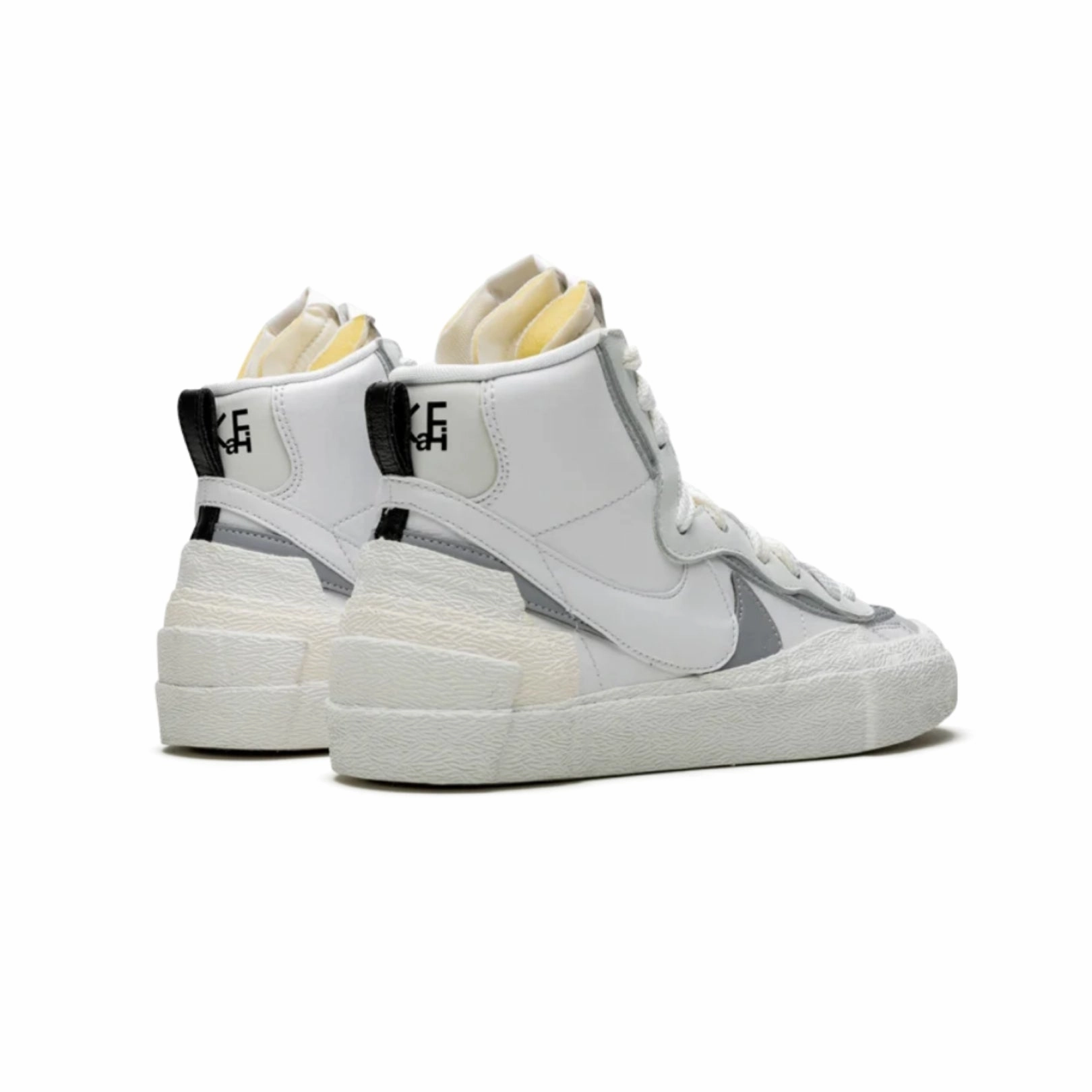 Nike X Sacai Blazer Mid White Wolf Grey Street Shoes