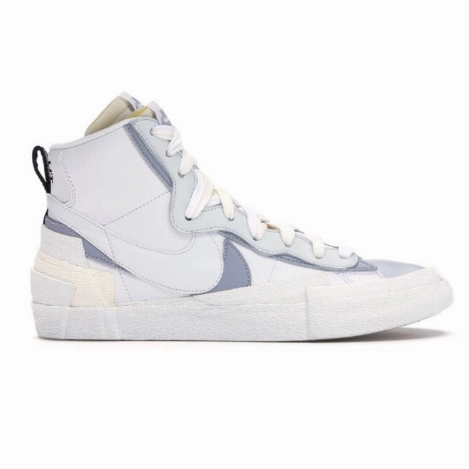 Nike X Sacai Blazer Mid White Wolf Grey Street Shoes