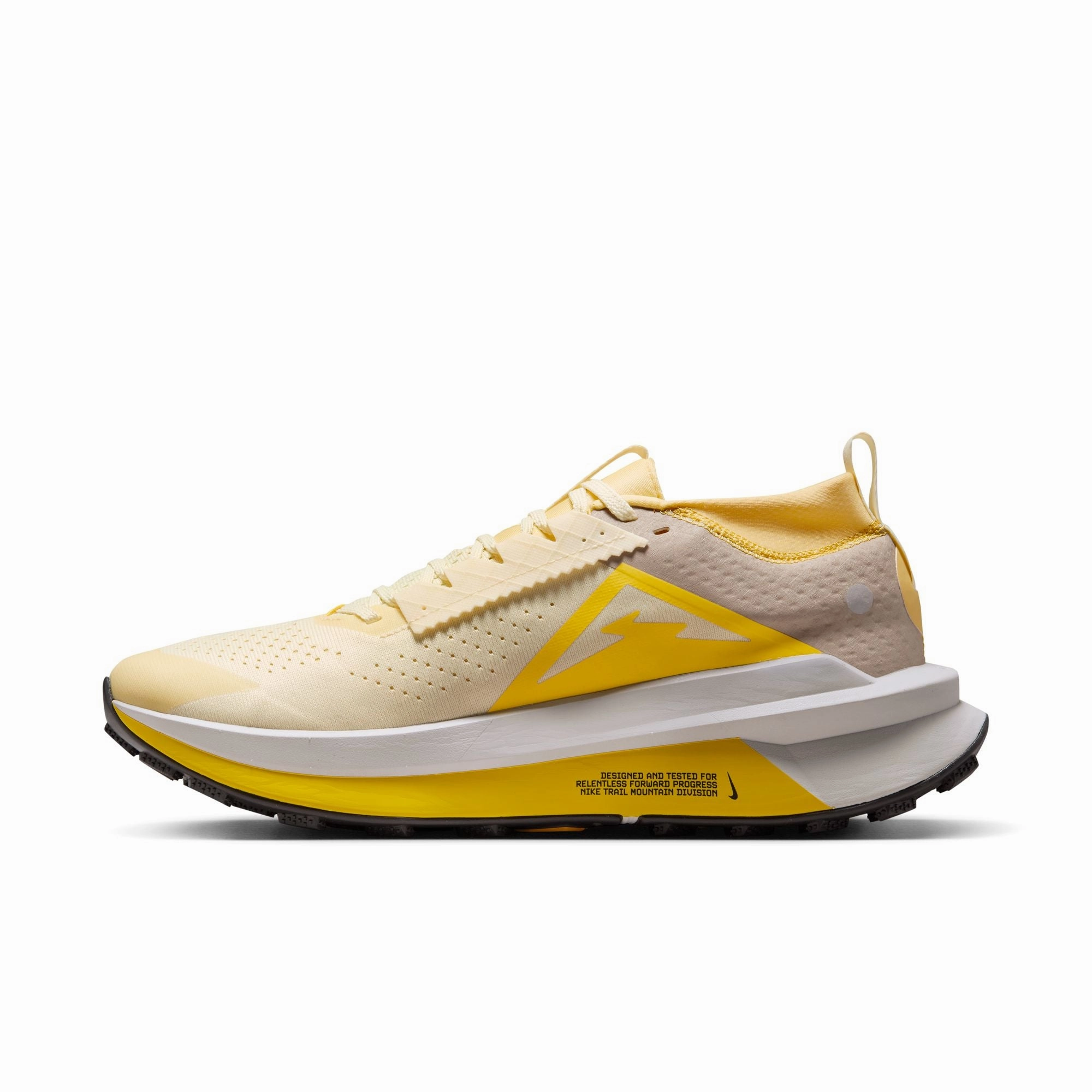 Nike Zegama 2 | Alabaster / Medium Ash / Lightening | Mens Nike cutting-edge sport shoes