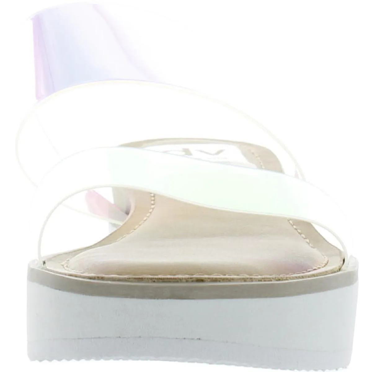 Nilo Womens Two-Band Slip On Sport Sandals