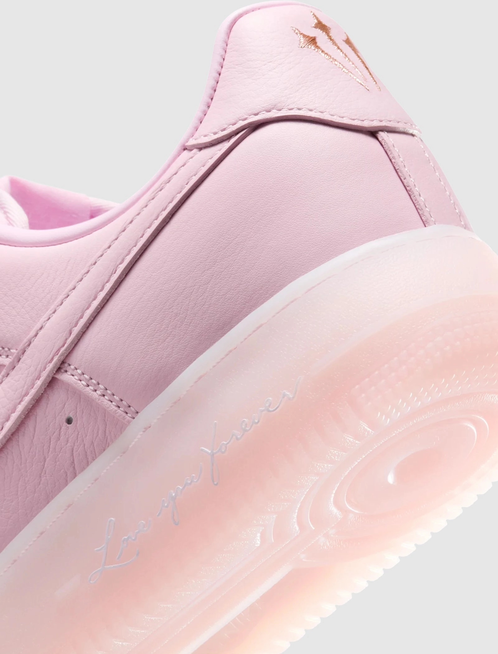 NOCTA AIR FORCE 1 LOVE YOU FOREVER "PINK FOAM" Nike sports sneakers