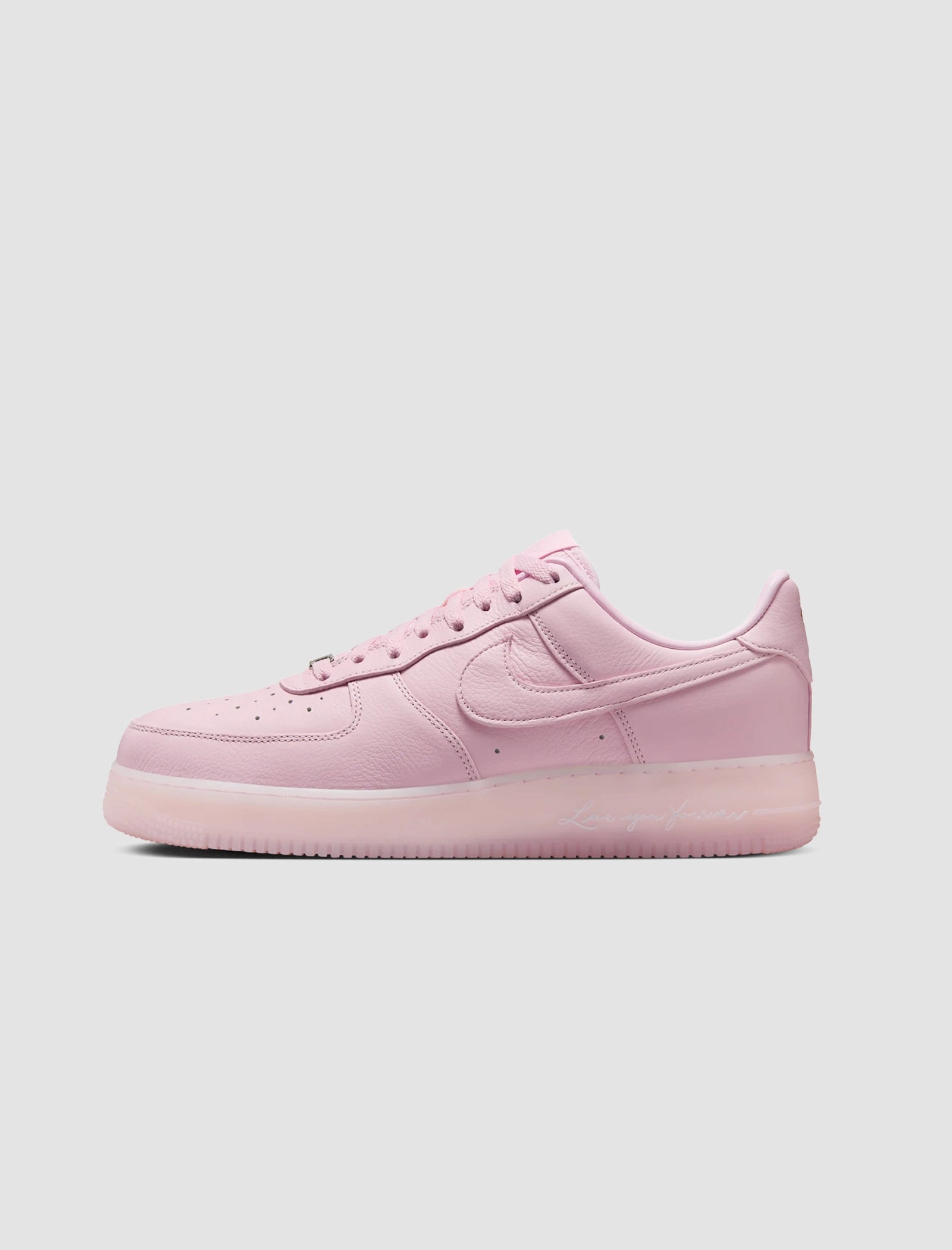 NOCTA AIR FORCE 1 LOVE YOU FOREVER "PINK FOAM" Nike lifestyle shoes with signature style