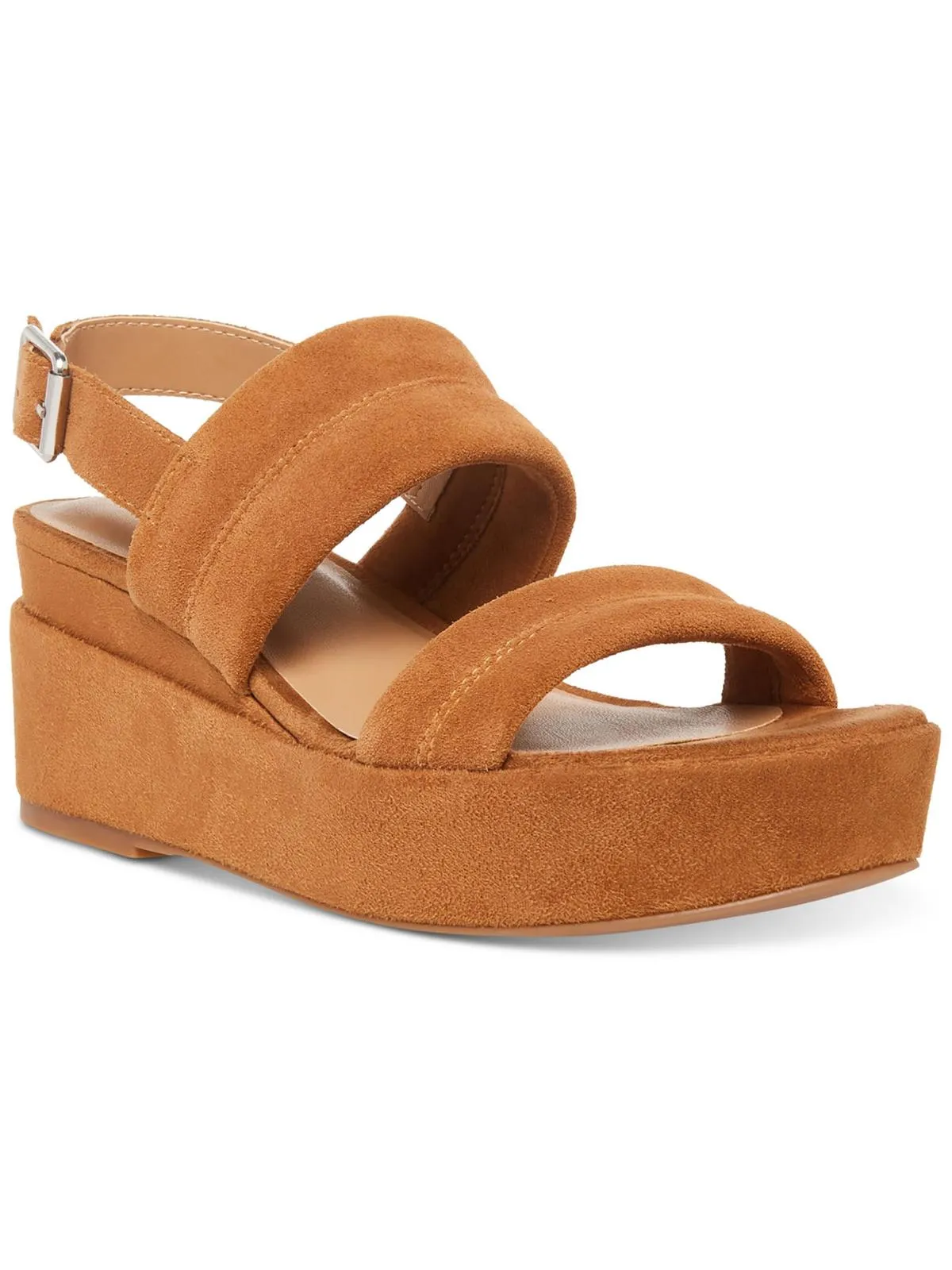 Nuria Womens Suede Ankle Strap Platform Sandals