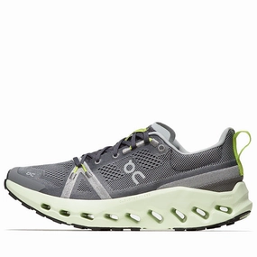 On Cloudsurfer Trail - Iron/Lima On performance shoes for runners and walkers
