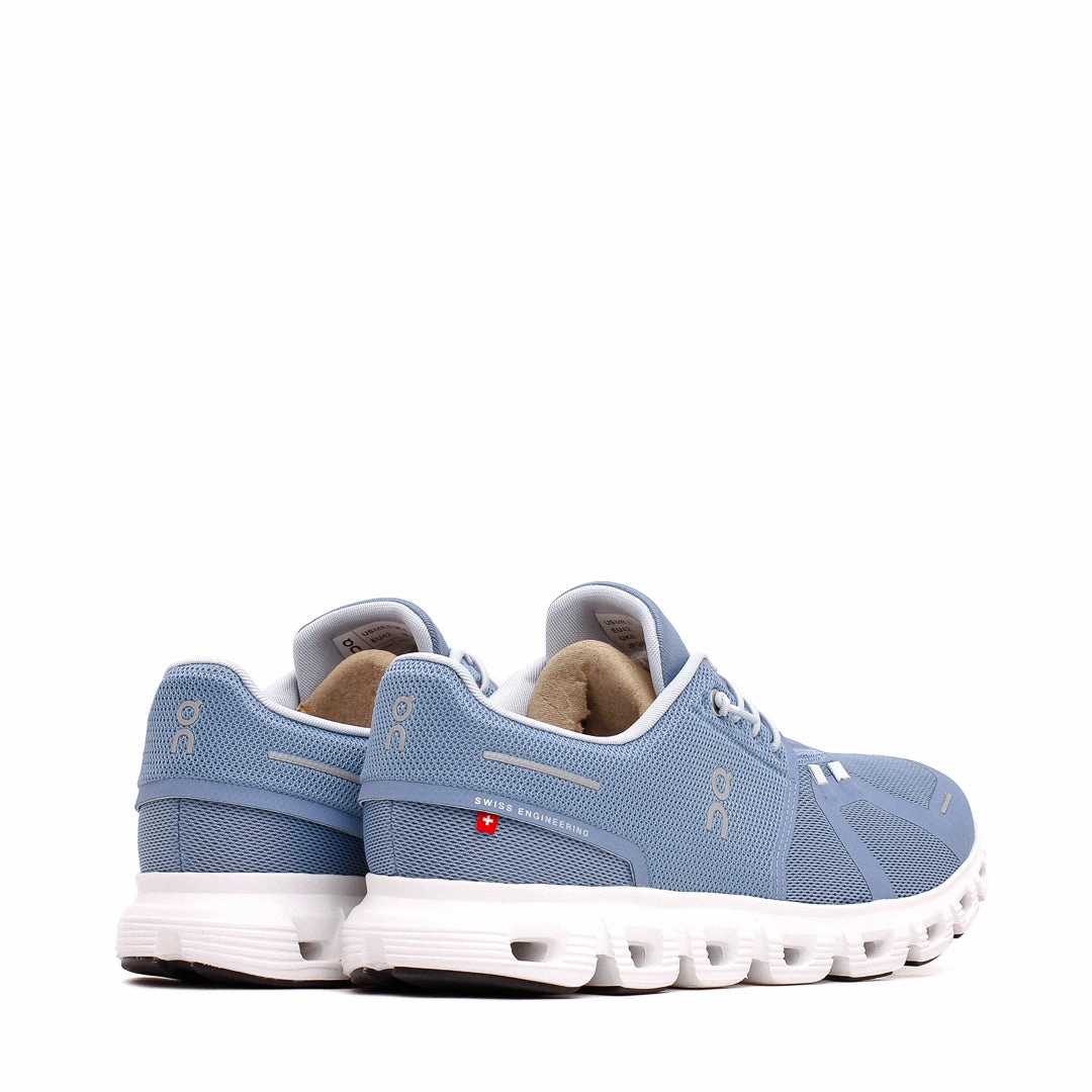 ON Men Cloud 6 Chambray White Core 3MF10071508 On running shoe close-ups