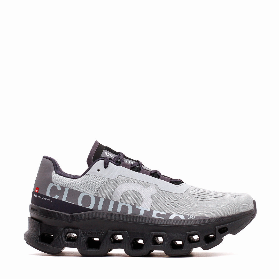ON Men Cloudmonster Glacier Black Core 61.97656 On performance running shoes
