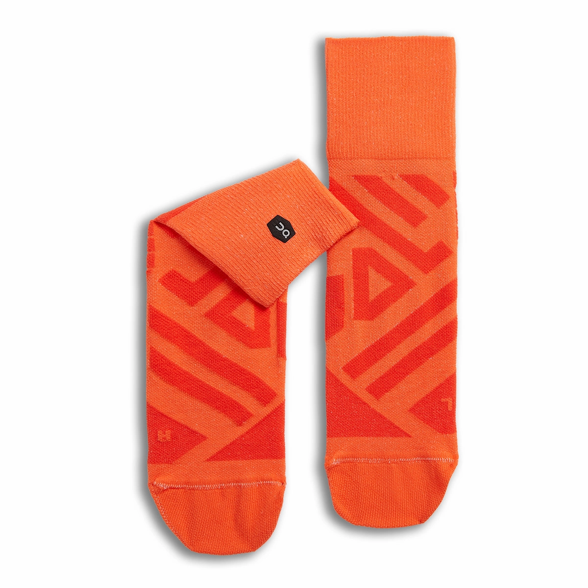 ON Performance Mid Sock Flame Spice On performance running shoes