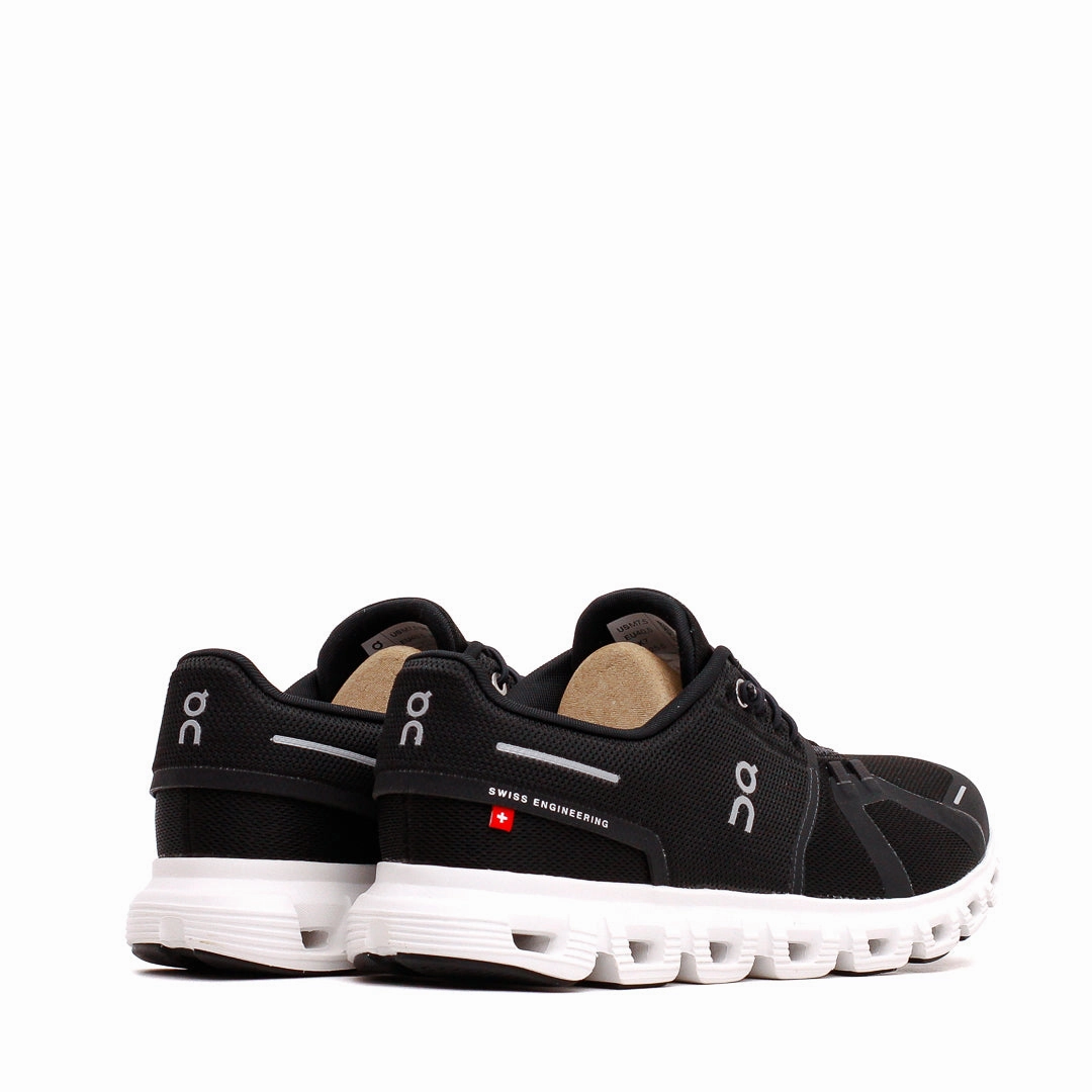 ON Women Cloud 6 Black White 3WF10060299 On running shoe close-ups