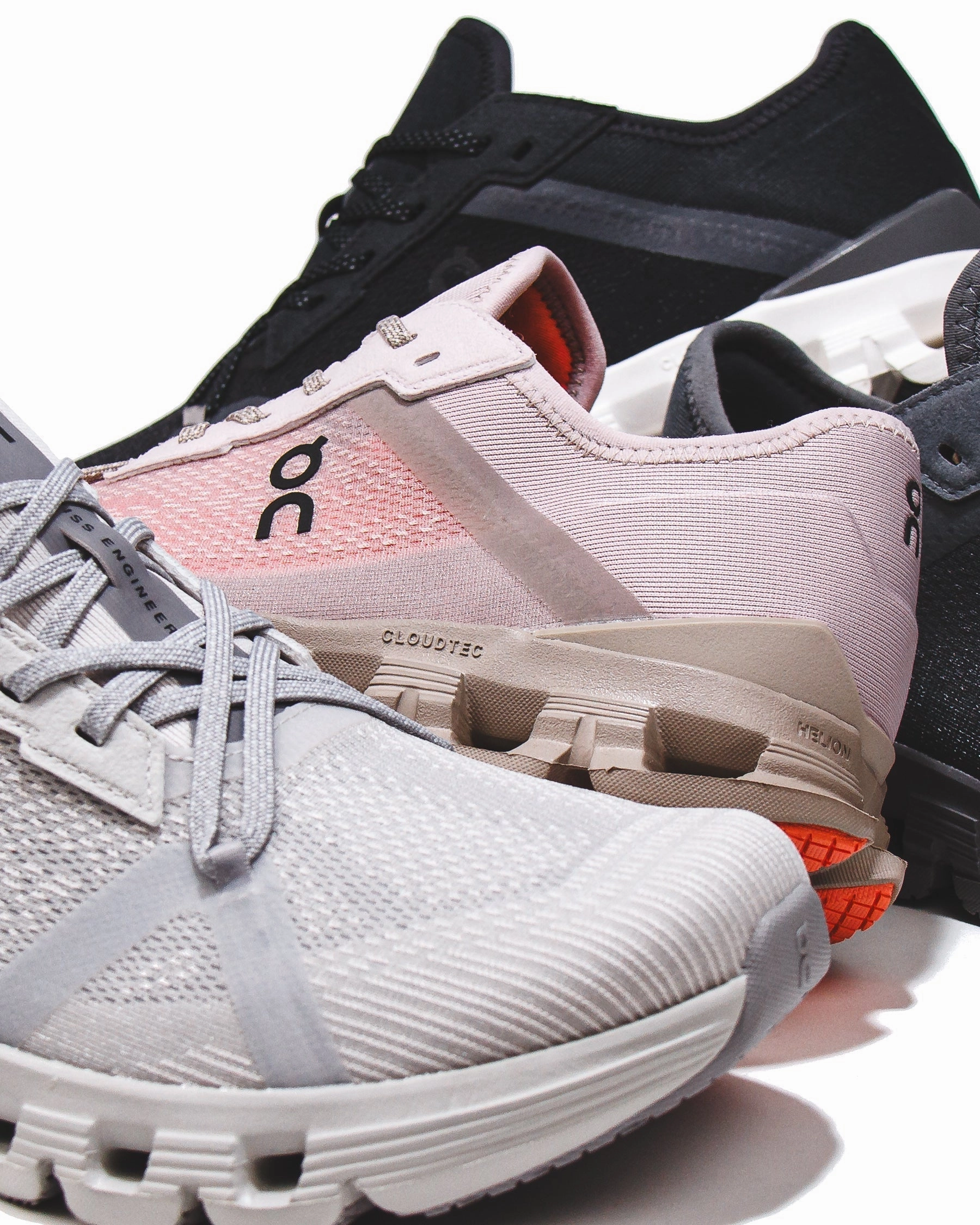 ON Women Cloud X 4 AD Mauve Salmon Core 3WF10173094 On running shoe close-ups