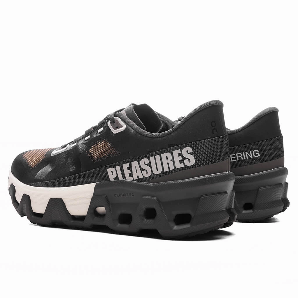 ON x Pleasures x The Loop Cloudmonster Hyper - Espresso/Elk On Cloud Cushion Running Shoes