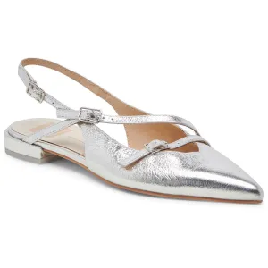 PAMLA Womens Leather Strappy Slingbacks