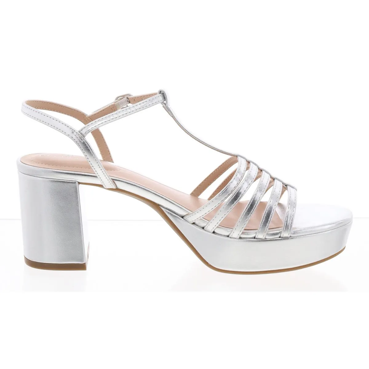 Paolar3 Womens T Strap Slip On Slingback Sandals
