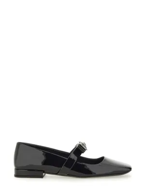 Patent Leather Ballerina "Gianni Ribbon