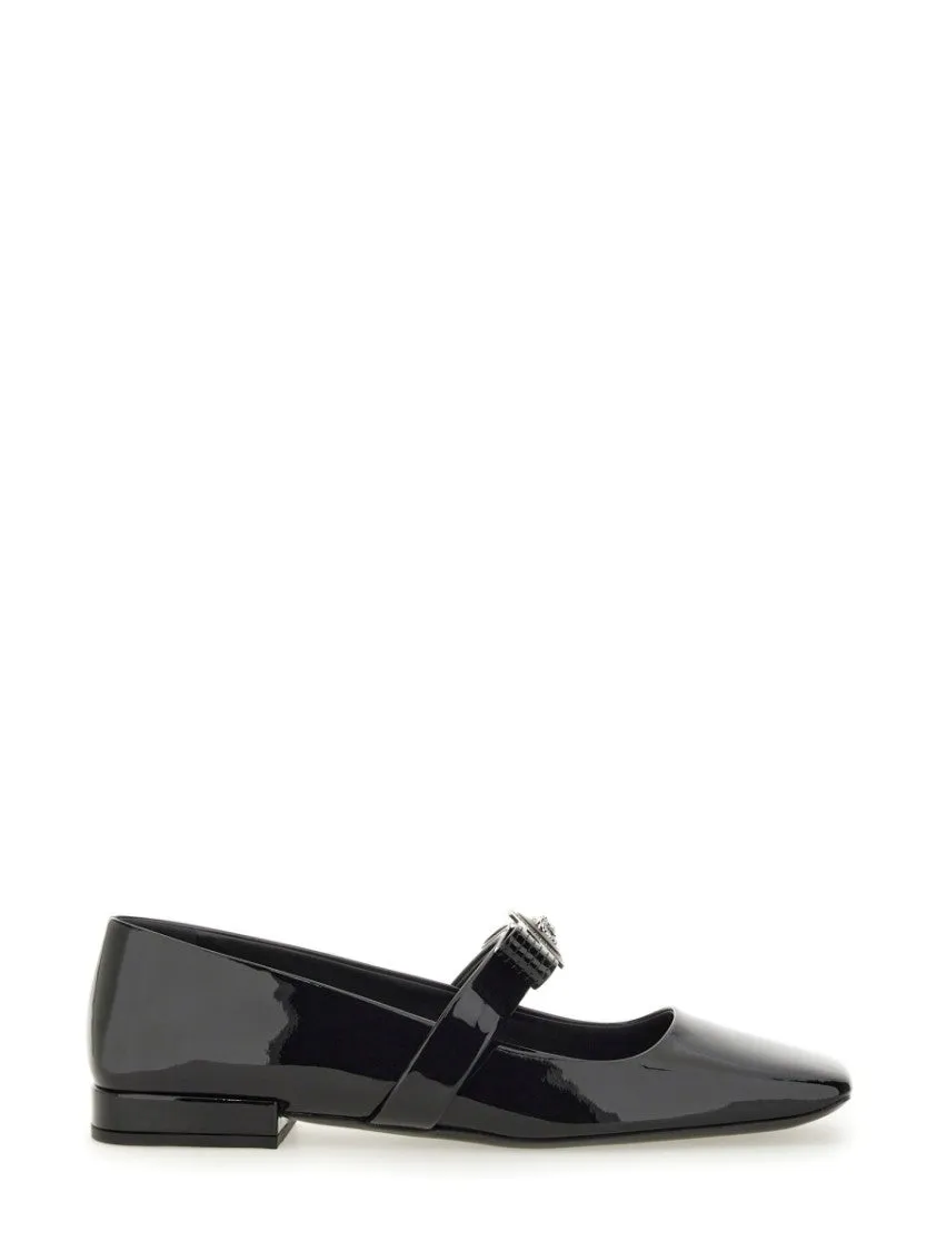 Patent Leather Ballerina "Gianni Ribbon