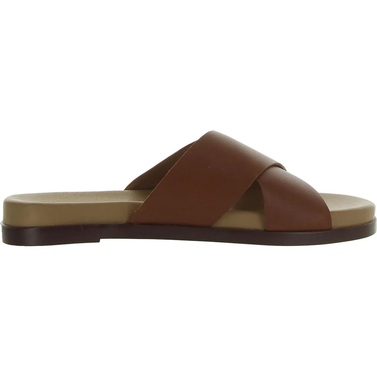 Percy Womens Leather Slide Sandals