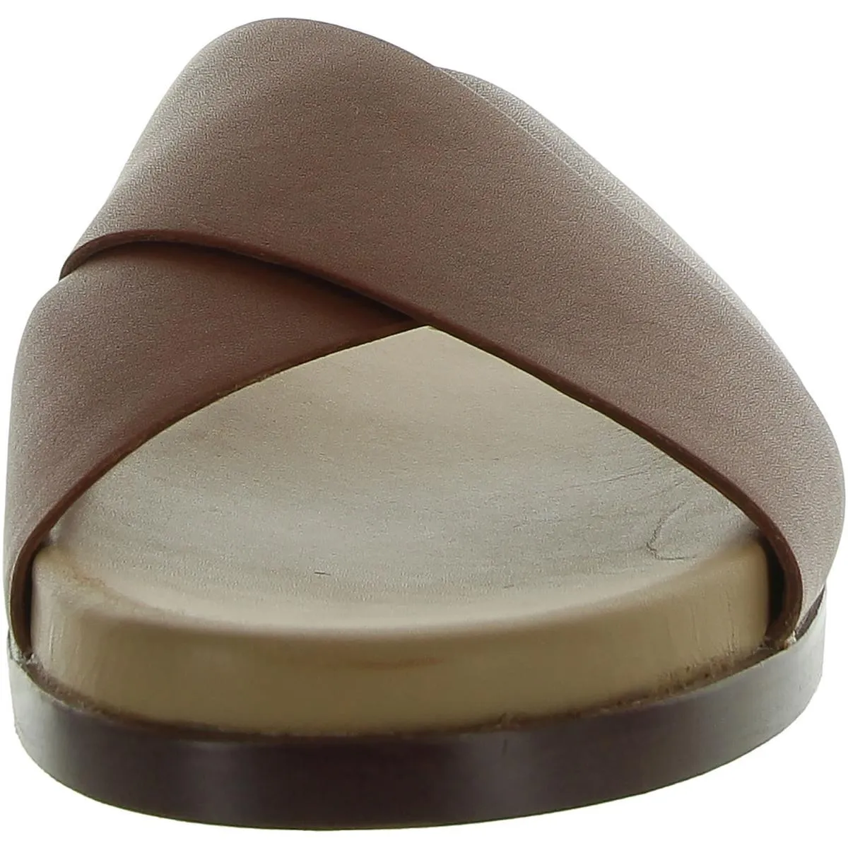 Percy Womens Leather Slide Sandals