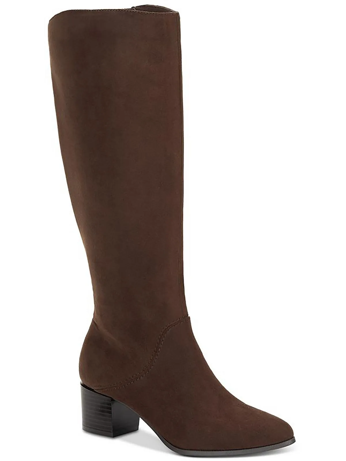 Percyy Womens Block Heel Dressy Mid-Calf Boots