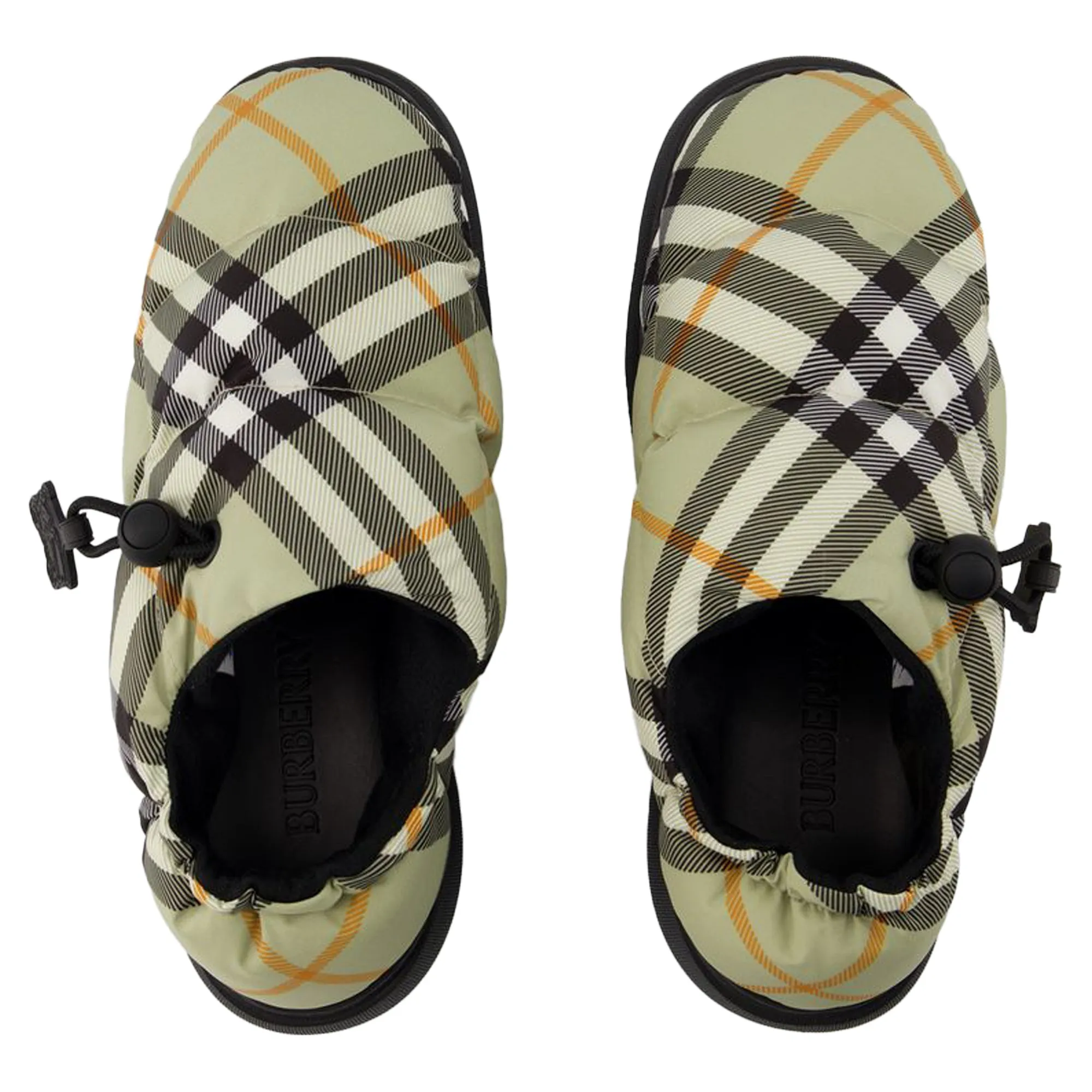 Pillow Low Mules - Burberry - Nylon - Beige