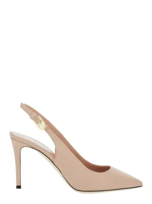 Pink Slingback Pumps