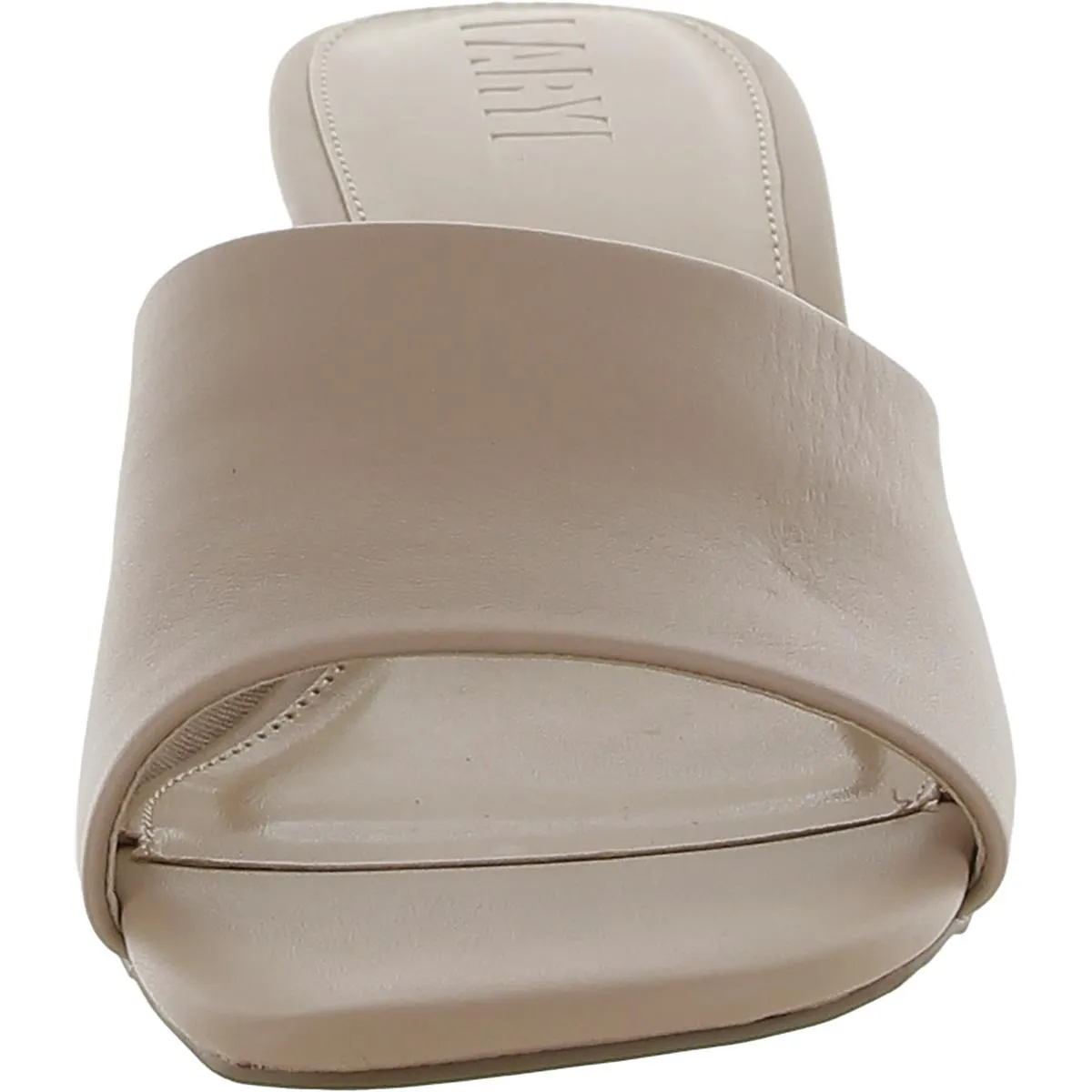 Pip Womens Leather Slip On Heels