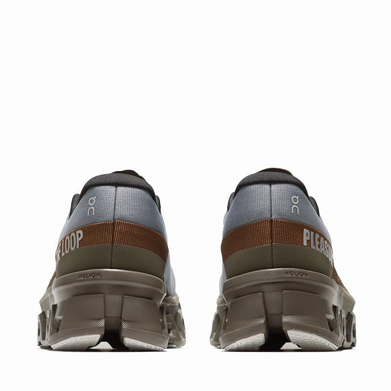 Pleasures x The Loop x On Cloudmonster 2 - Mist/Olive On versatile athletic shoe designs