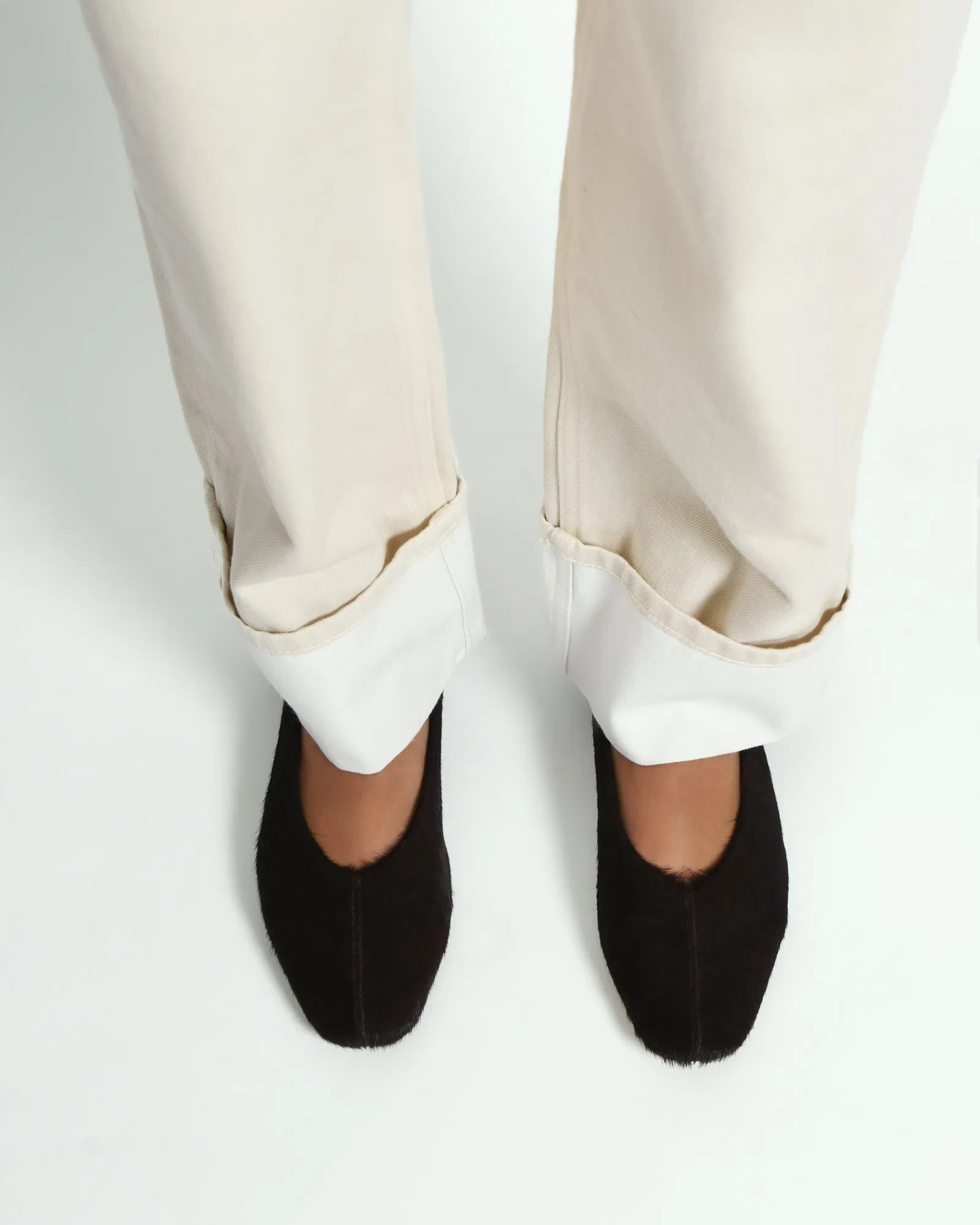 POSIE CASUAL FLATS MERLOT LEATHER