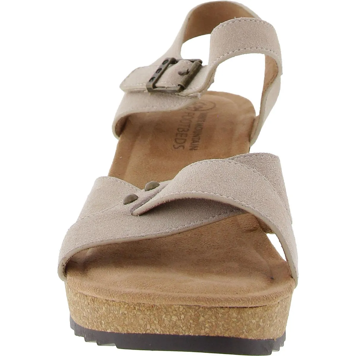 Prezo Womens Buckle Manmade Ankle Strap