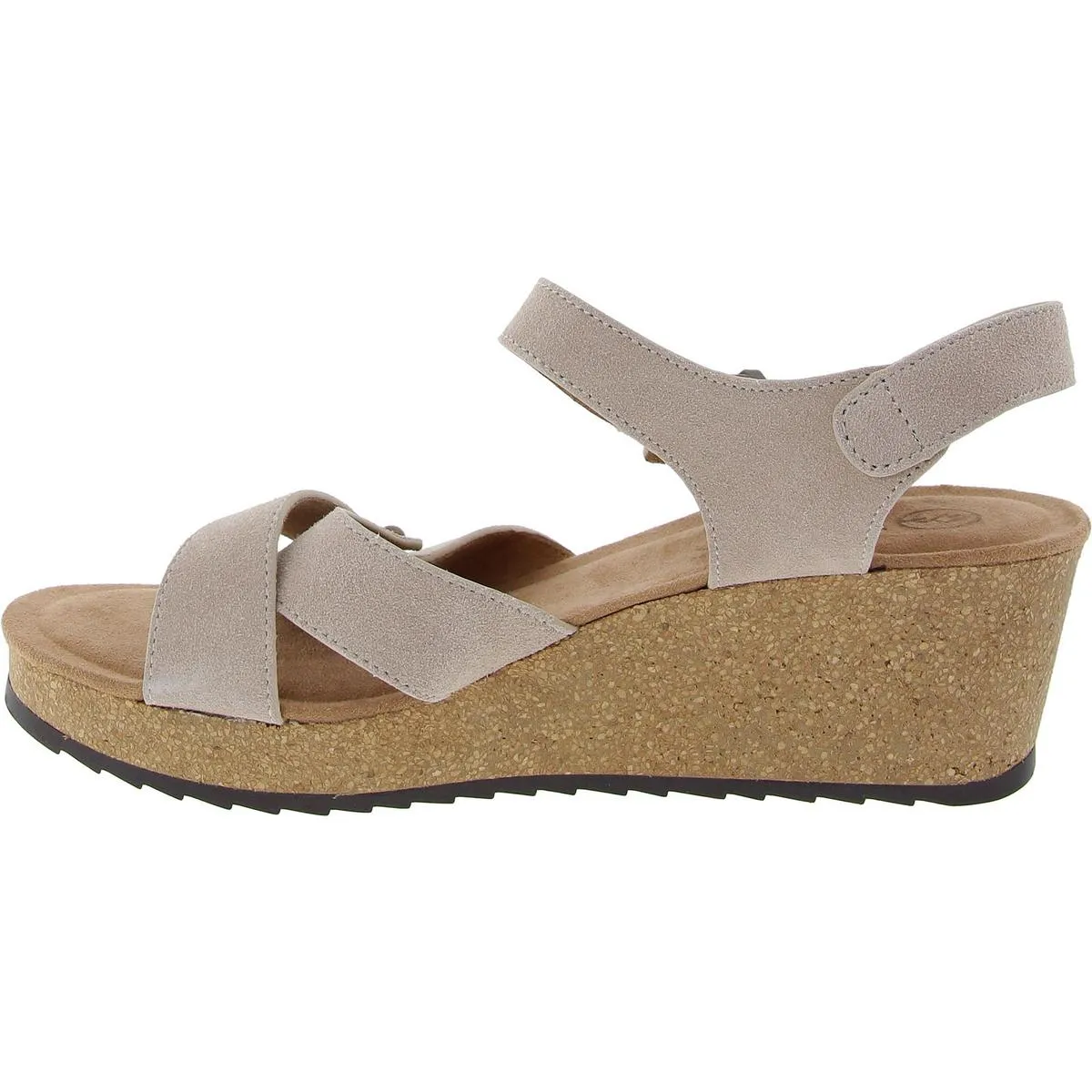 Prezo Womens Buckle Manmade Ankle Strap