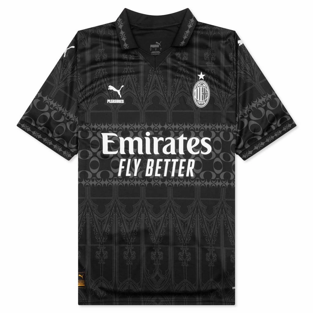 Puma AC Milan x Pleasures Jersey Replica - Black/Asphalt Puma sneakers for casual streetwear