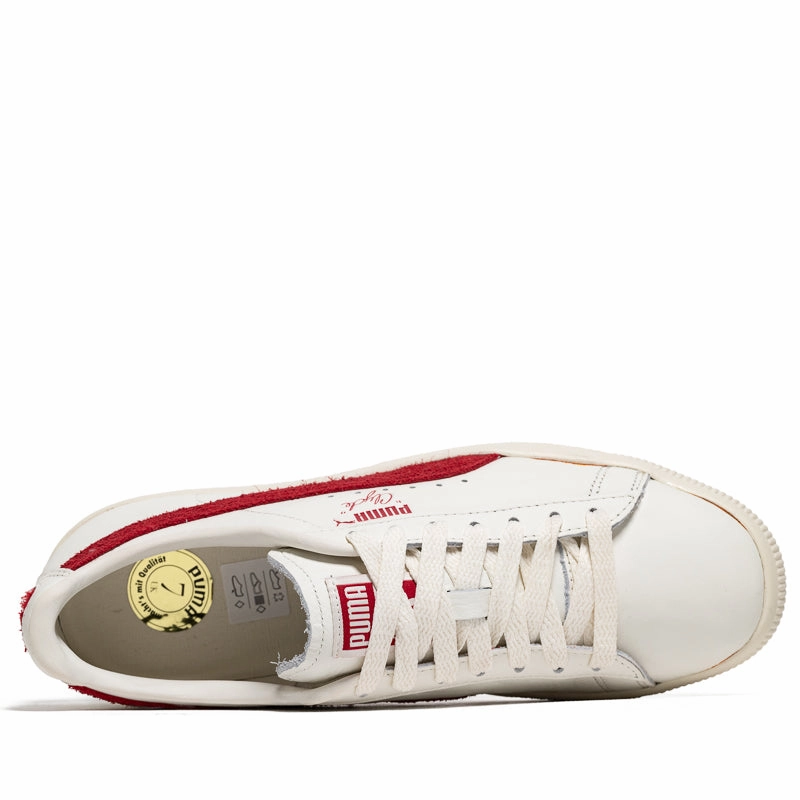 Puma Clyde Neverworn III - Warm White/Chalk Red Puma trainer style images