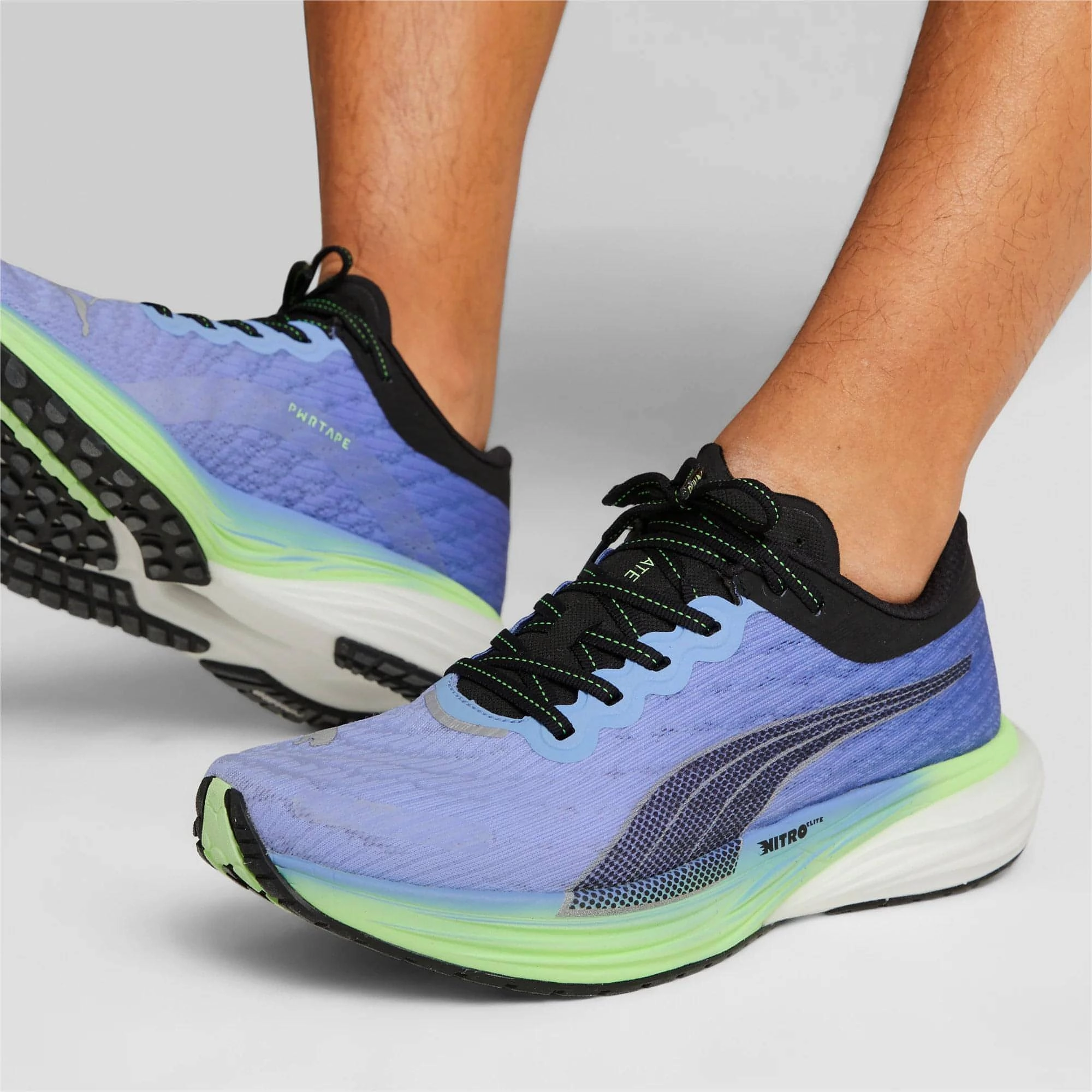 Puma Deviate Nitro 2 Mens Running Shoes - Purple Cozy Footwear