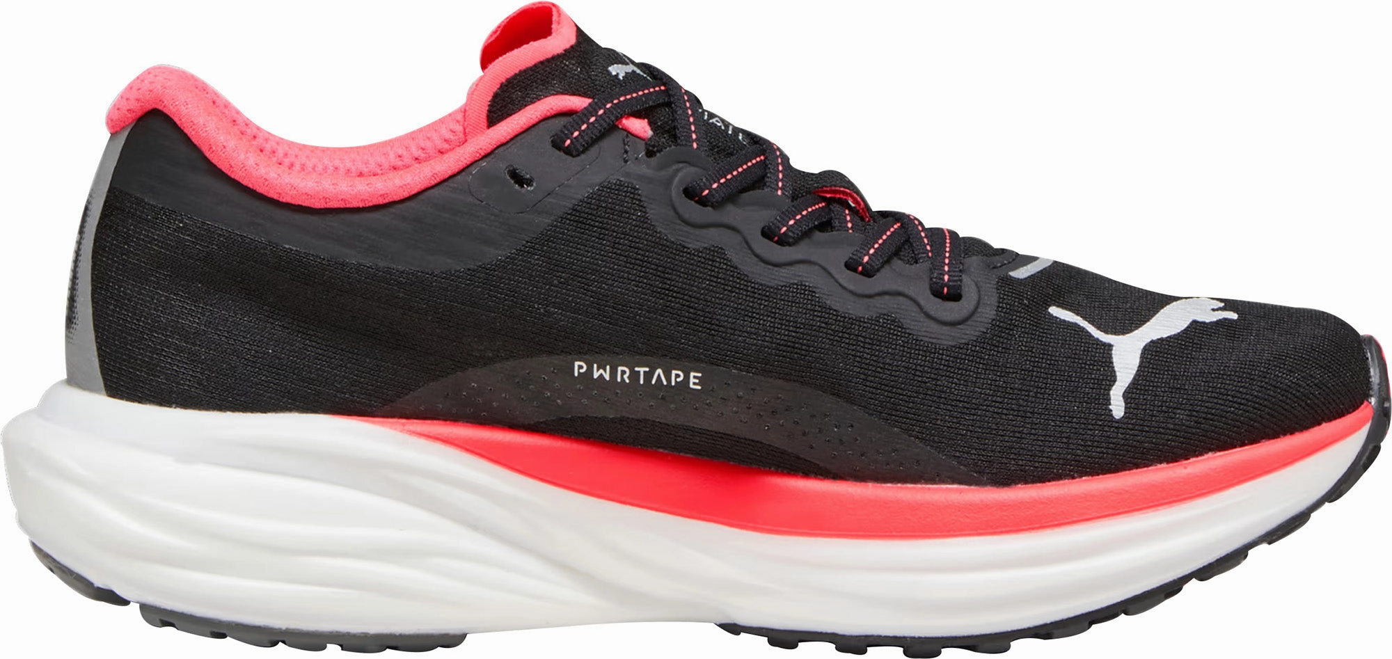 Puma Deviate Nitro 2 Womens Running Shoes - Black Bold Sneakers
