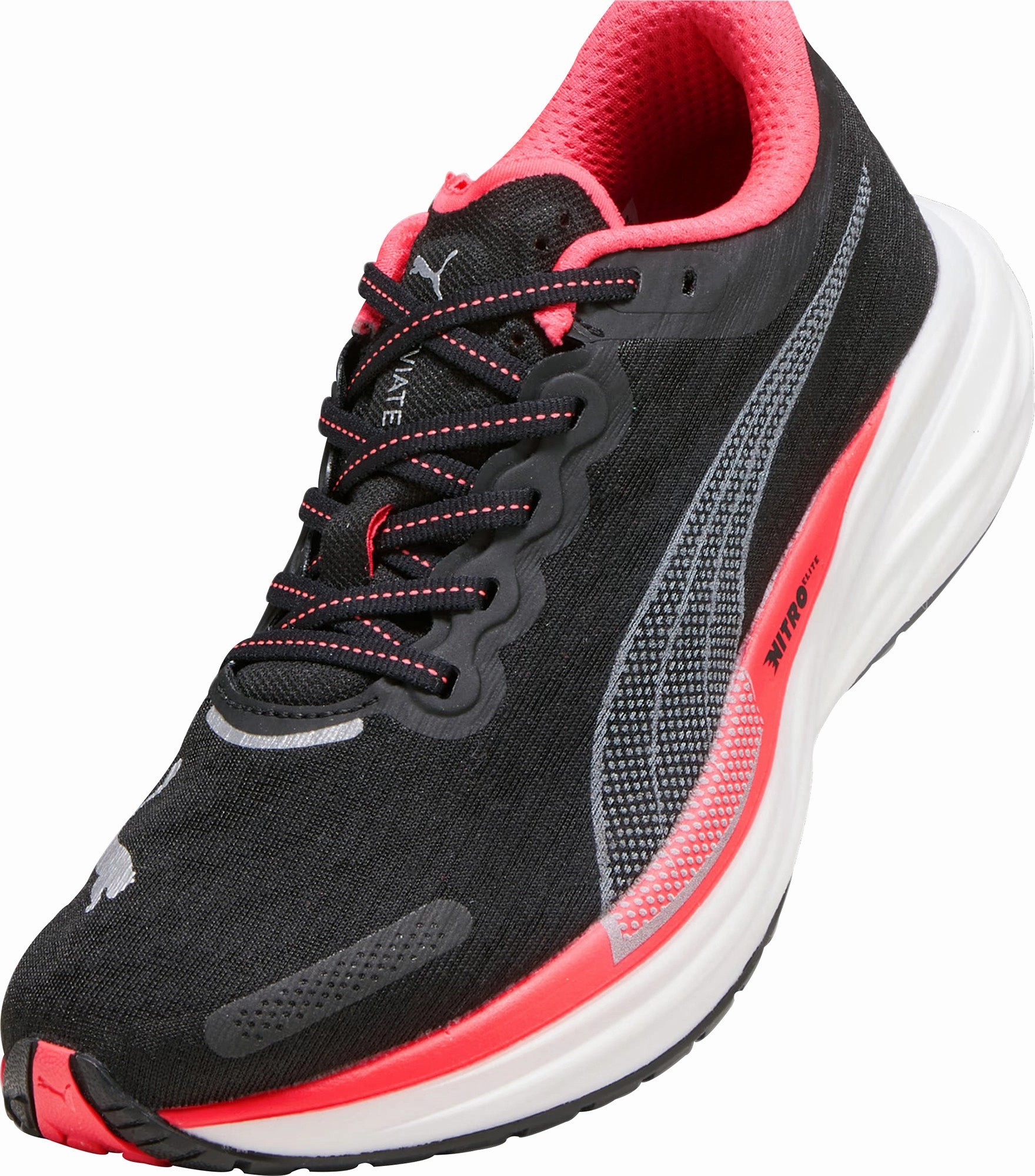 Puma Deviate Nitro 2 Womens Running Shoes - Black Bold Sneakers