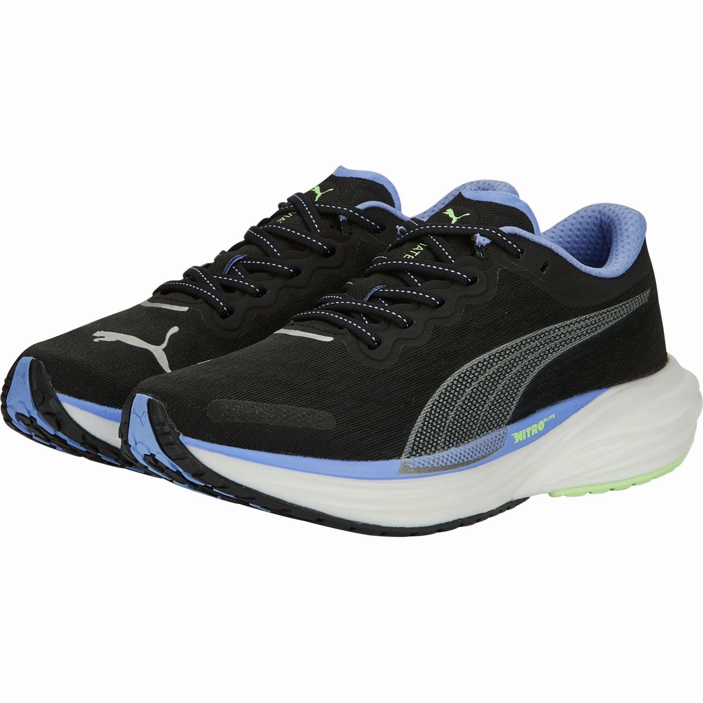 Puma Deviate Nitro 2 Womens Running Shoes - Black Bold Sneakers