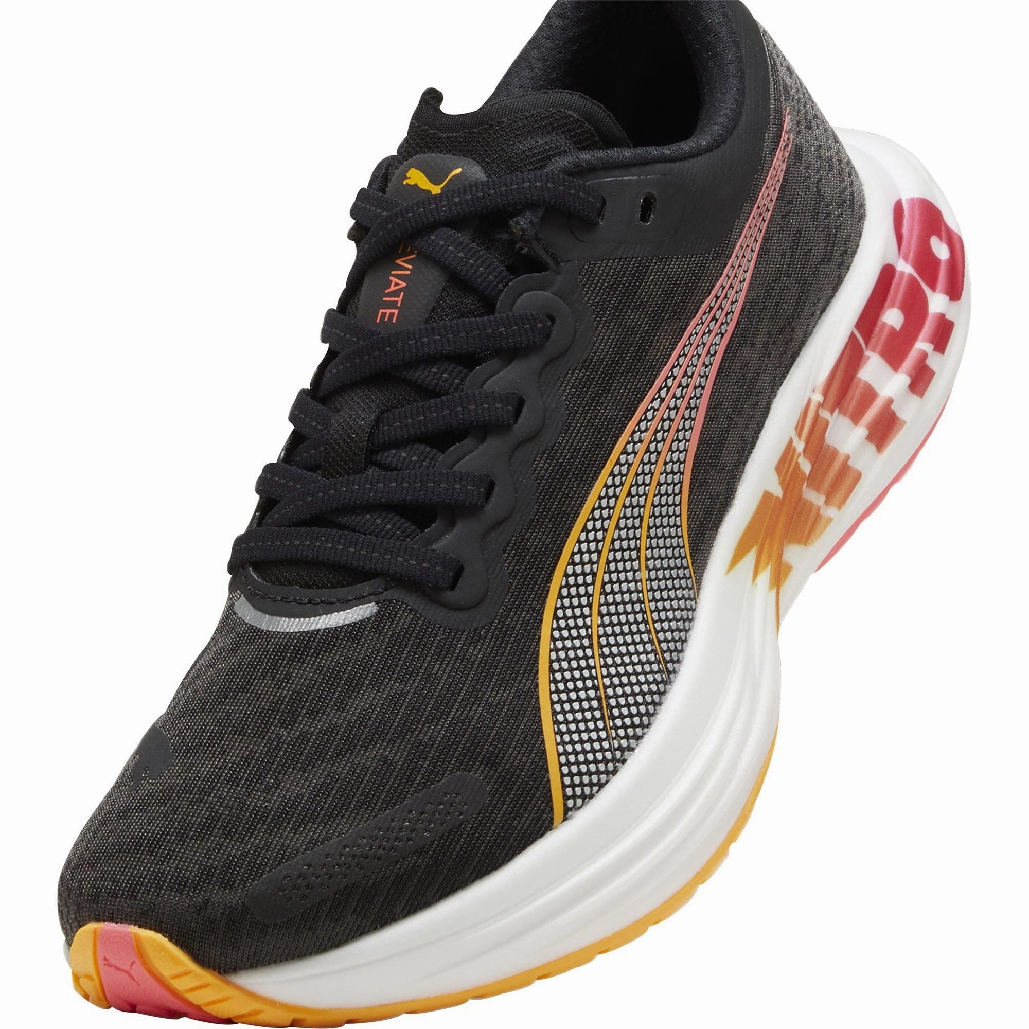 Puma Deviate Nitro 2 Womens Running Shoes - Black Cozy Footwear