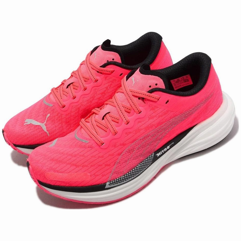 Puma Deviate Nitro 2 Womens Running Shoes - Pink Bold Sneakers