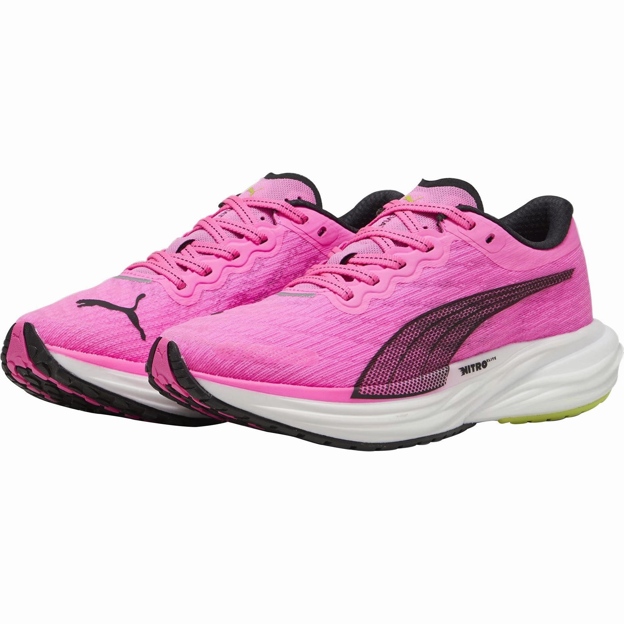 Puma Deviate Nitro 2 Womens Running Shoes - Pink Bold Sneakers